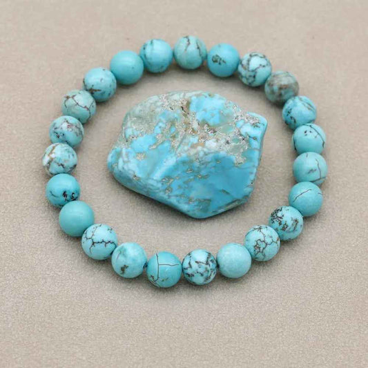 Madison - Turquoise Parelarmband